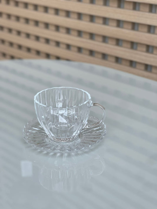 CJ 6 Xícaras de Chá com Pires Pétala