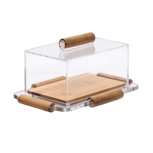 Manteigueira -Bambu - DoceLar Loja