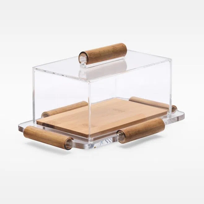 Manteigueira -Bambu - DoceLar Loja