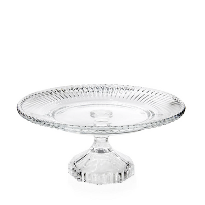 Prato de Cristal para Bolo Renaissance - DoceLar Loja