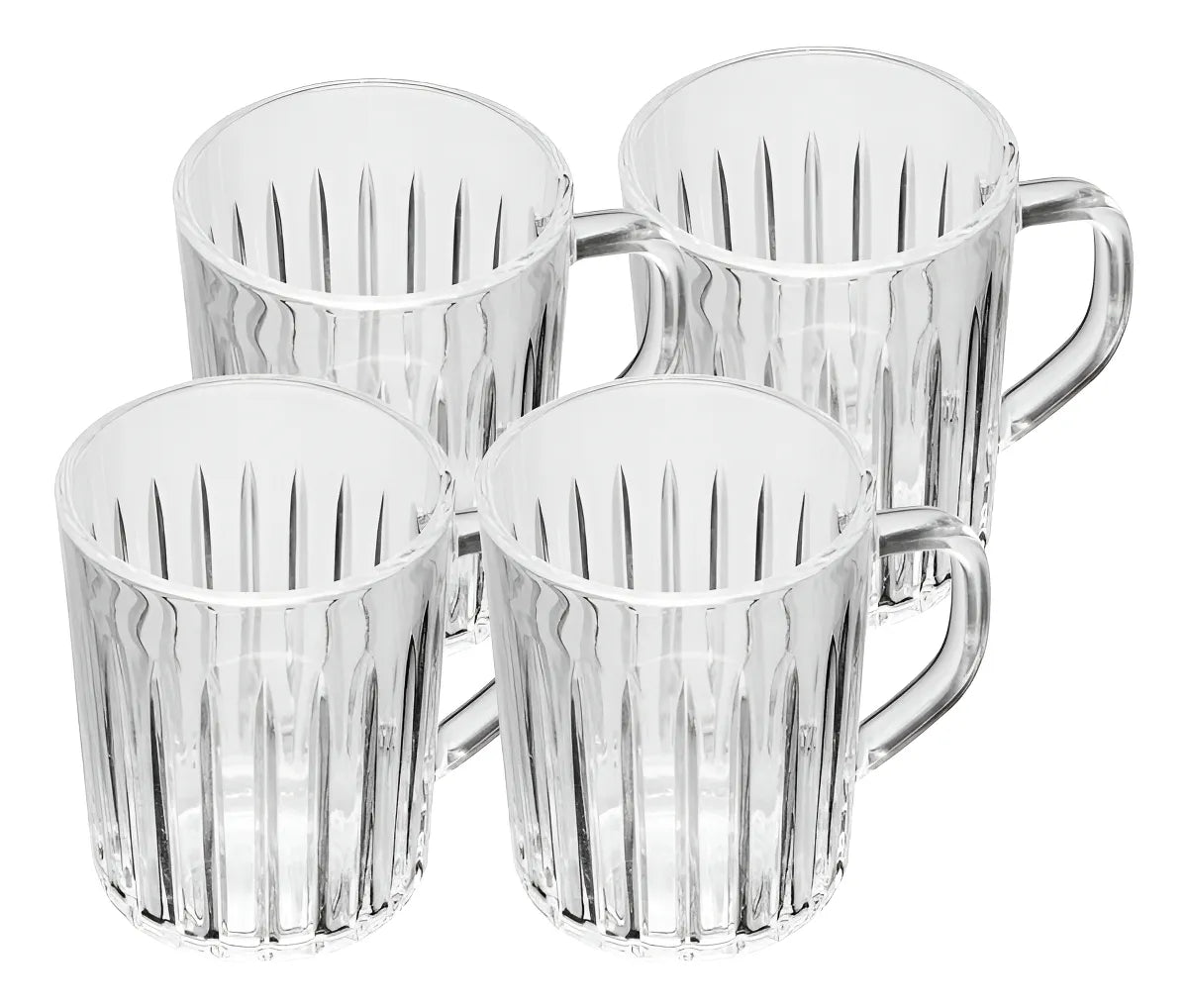 CJ 4 CANECAS DE VIDRO BANGKOK 230ML