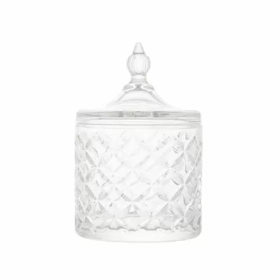 Potiche Decorativo De Cristal De Chumbo Lile - DoceLar Loja