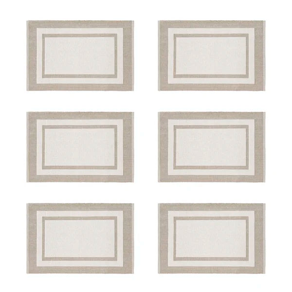 JOGO AMERICANO 6 PCS ADONI 33CM X 48CM