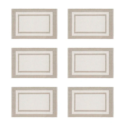 JOGO AMERICANO 6 PCS ADONI 33CM X 48CM