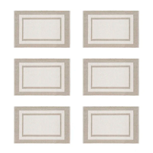 JOGO AMERICANO 6 PCS ADONI 33CM X 48CM