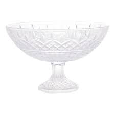 CENTRO DE MESA DECORATIVO CRISTAL DE CHUMBO C/ PE LYS 25X20CM