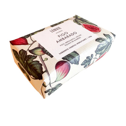 SABONETE VEGETAL EM BARRA FIGO AMBARADO ARABESC - 150G