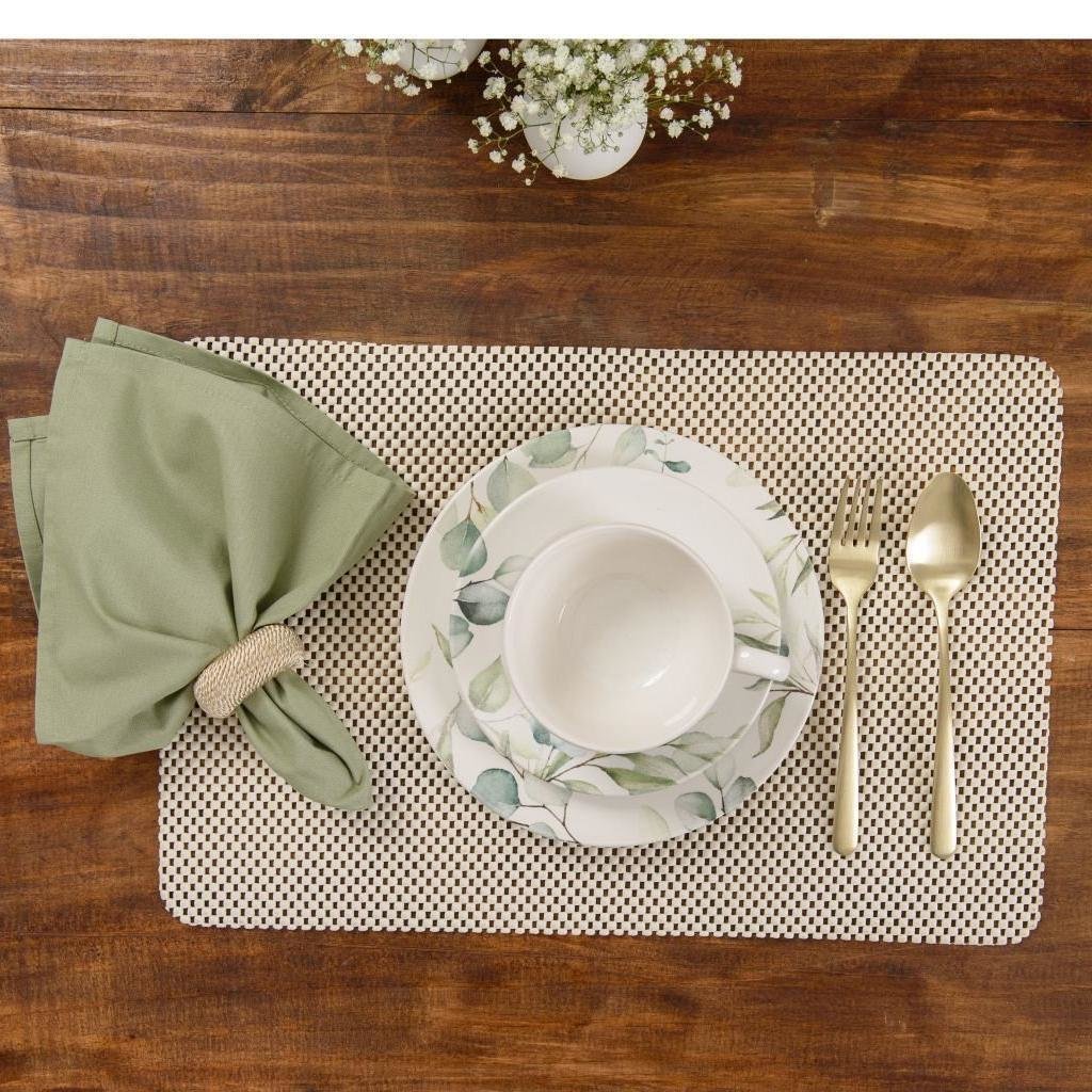 Guardanapo Home 4 Pcs Salvia - DoceLar Loja