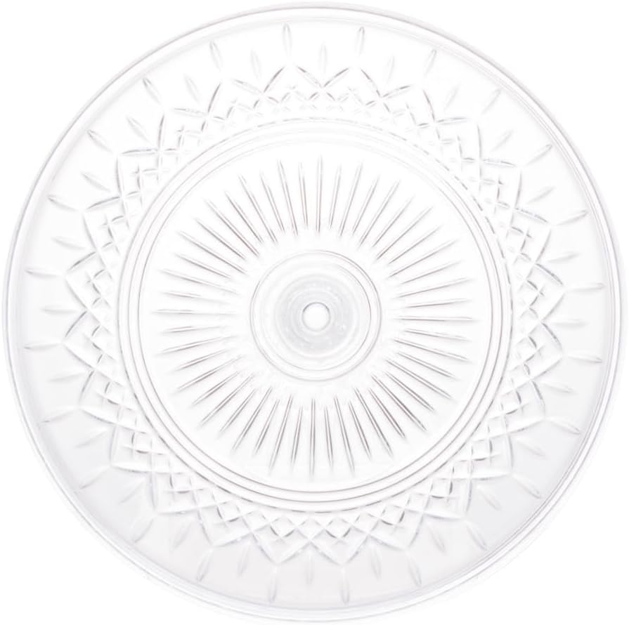PRATO PARA BOLO DE CRISTAL COM PÉ LYS 32CM X 11CM