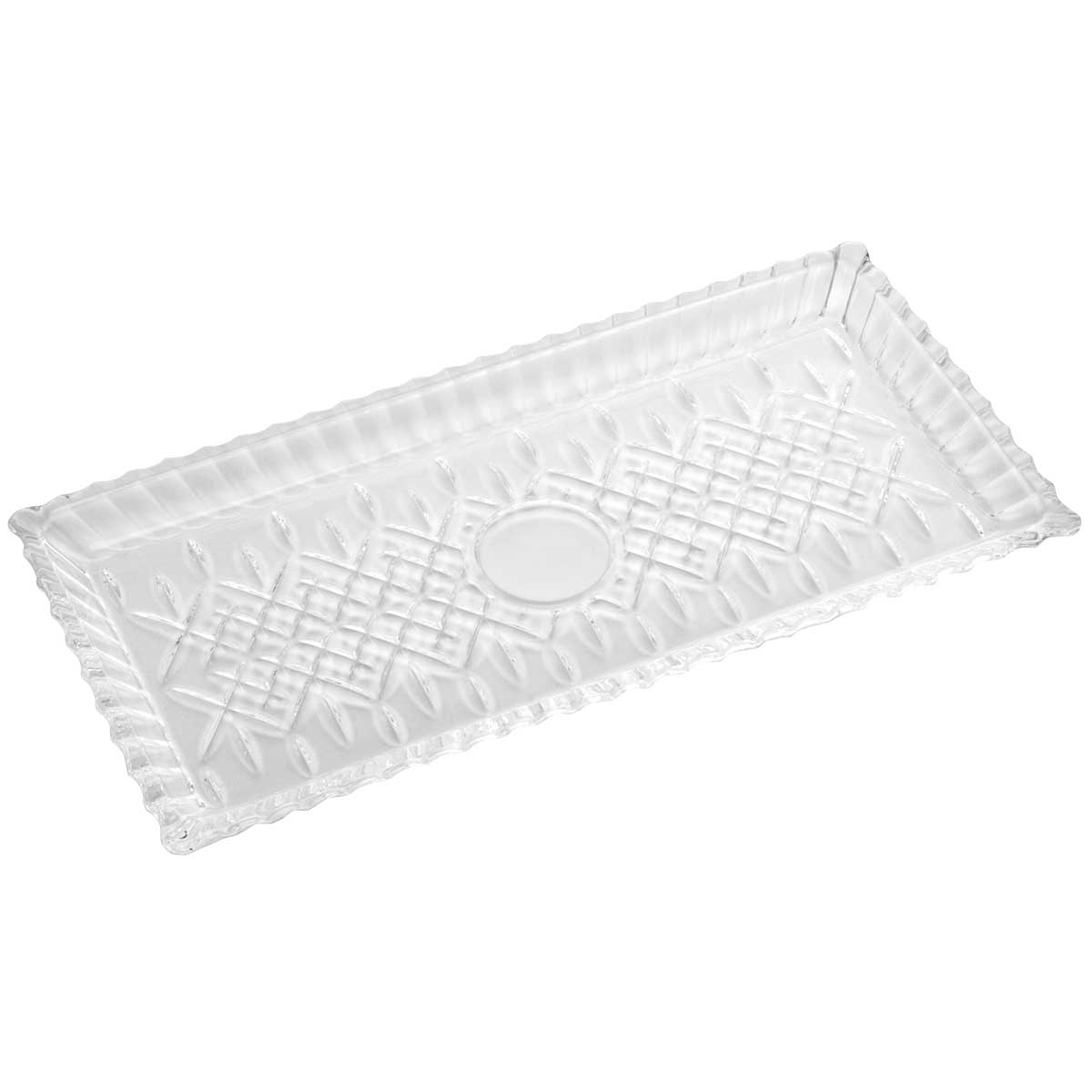 TRAVESSA CRISTAL DE CHUMBO LYS 34x17x3cm