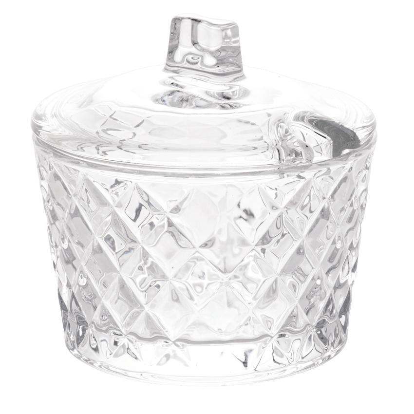 Açucareiro de Cristal Diamante - DoceLar Loja