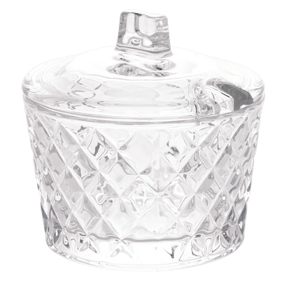 Açucareiro de Cristal Diamante - DoceLar Loja