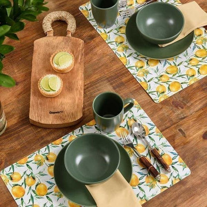 Jogo Americano Print Lemon - DoceLar Loja