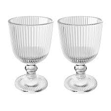 CJ 2 TAÇAS DE VIDRO LINES 380ML