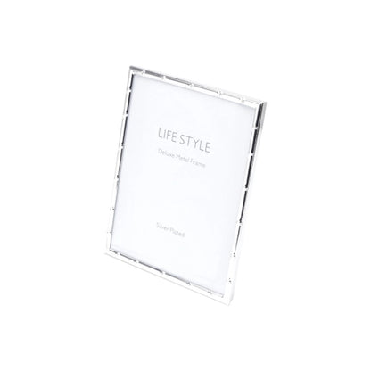 PORTA-RETRATO ACO BAMBU PRATEADO 15x20cm