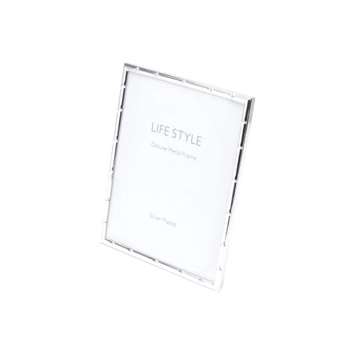 PORTA-RETRATO ACO BAMBU PRATEADO 15x20cm