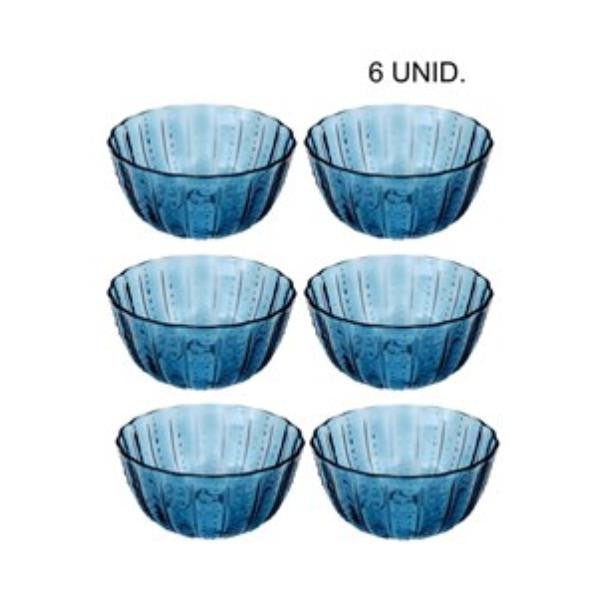 50034 BOWL EM ACRILICO ONDULADO 15,3X15,