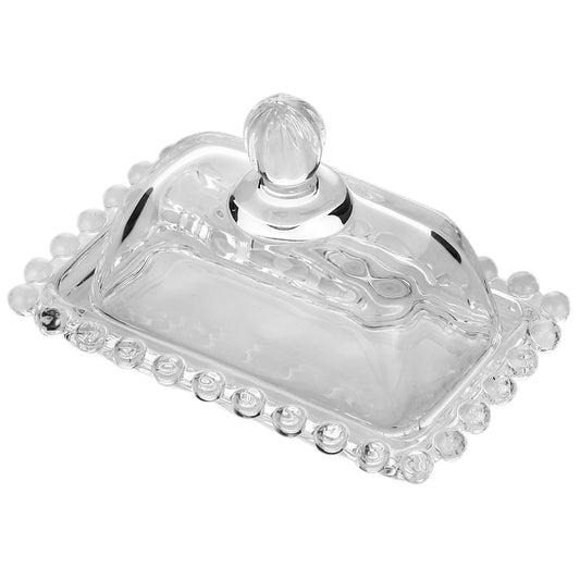 MANTEIGUEIRA CRISTAL DE CHUMBO PEARL 14x9x8cm