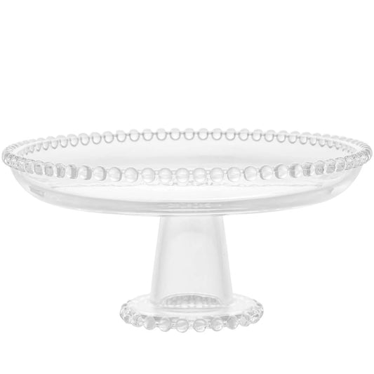 BOLEIRA DE CRISTAL PEARL 20X9CM PRATO REDONDO COM PE
