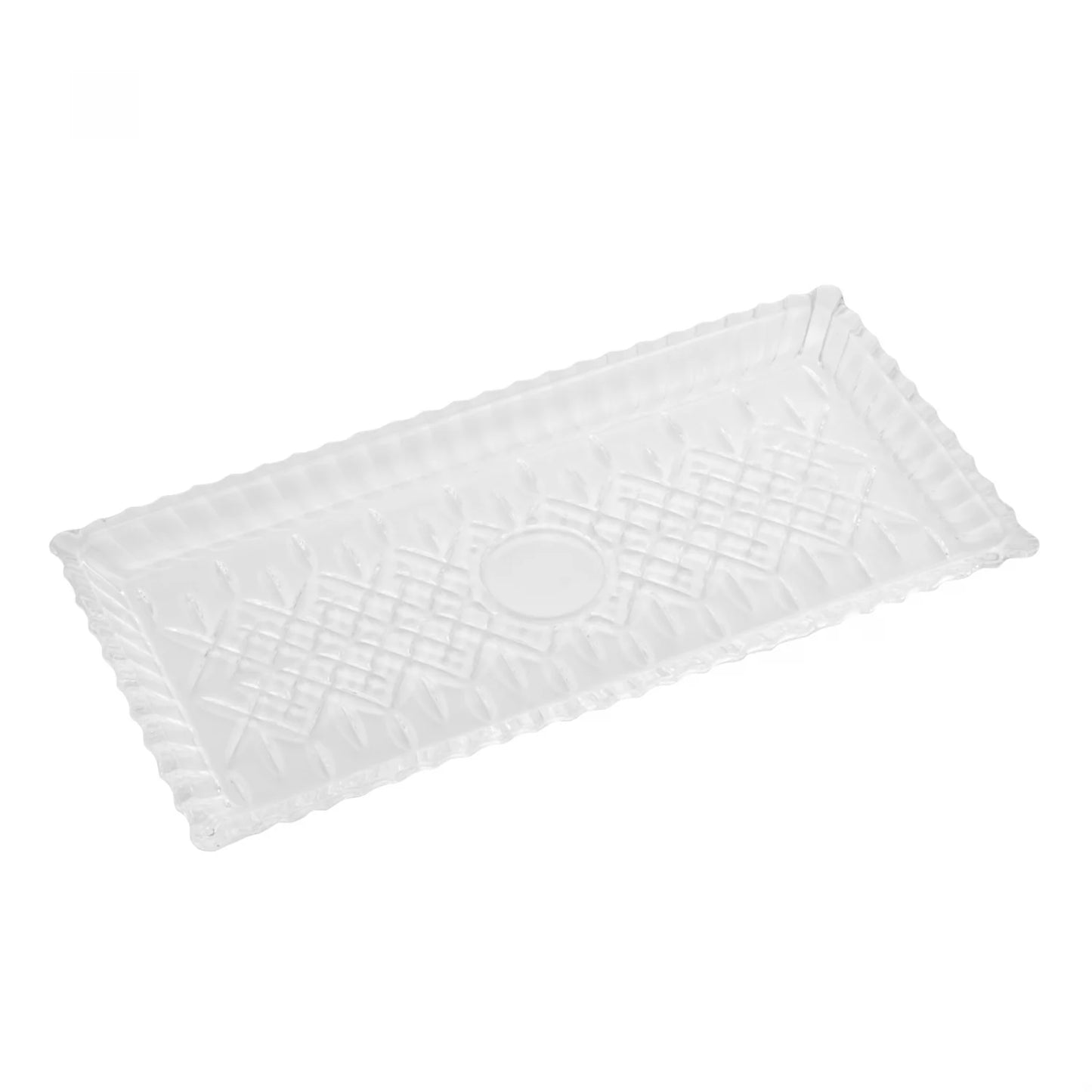TRAVESSA CRISTAL DE CHUMBO LYS 34x17x3cm