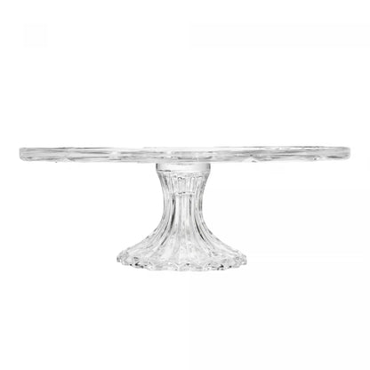 PRATO PARA BOLO COM PE DELI DIAMOND 30CM X 9,5CM VIDRO