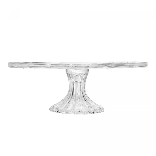 PRATO PARA BOLO COM PE DELI DIAMOND 30CM X 9,5CM VIDRO