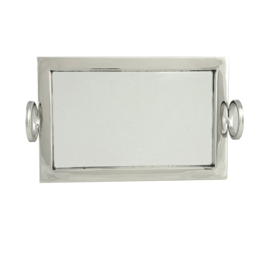 Bandeja de Aço Inox com Espelho - DoceLar Loja