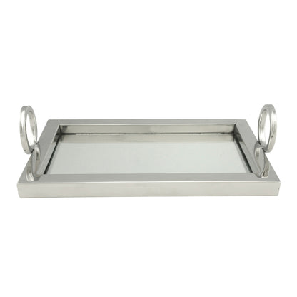 Bandeja de Aço Inox com Espelho - DoceLar Loja