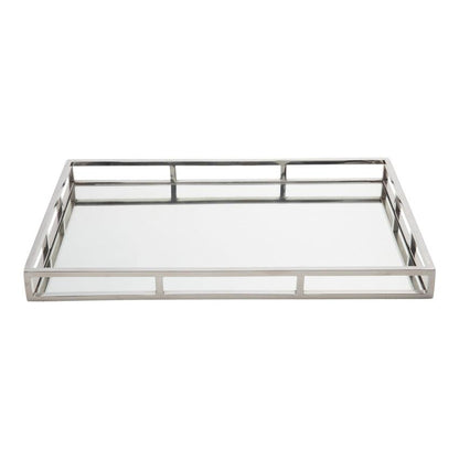 Bandeja de Aço Inox com Espelho - DoceLar Loja