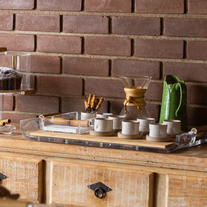 Bandeja de Serviço GG -Bambu - DoceLar Loja