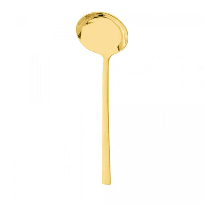 CJ 4 TALHERES PARA SERVIR DE ACO INOX FIRENZE DOURADO