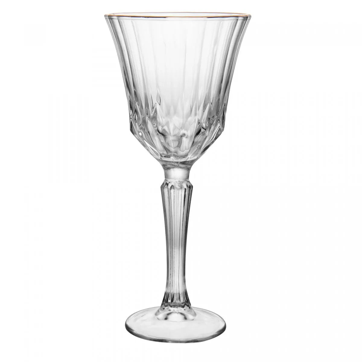 CJ TAÇAS DE VINHO BELLE JOUR COM FIO DE OURO 280ML CRISTAL ECOLOGICO