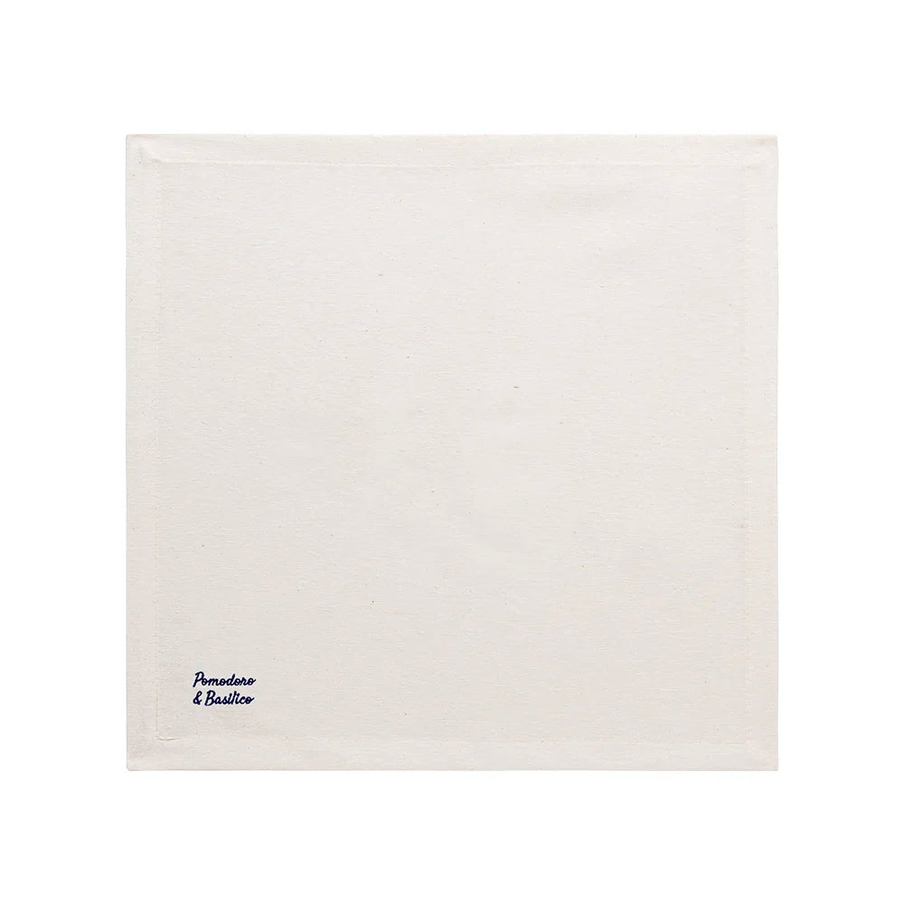 Guardanapo Eco 4 Pcs Pomodoro e Basilico Azul