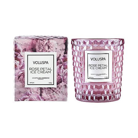 VELA COPO TRABALHADO 40H ROSE PETAL ICE