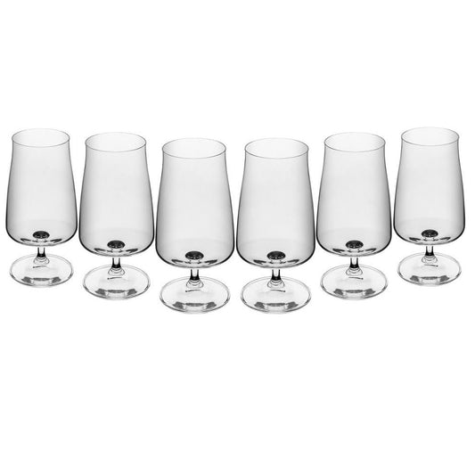 Cj 6 Taças Cerveja de Cristal Ecológico Alex 380ML
