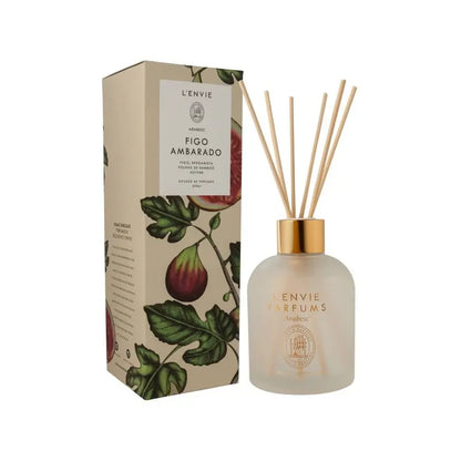 DIFUSOR DE PERFUME FIGO AMBARADO-200 ML ARABESC