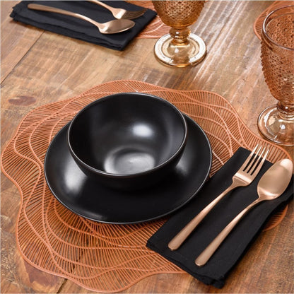 Guardanapo Home 4 Pcs Preto - DoceLar Loja