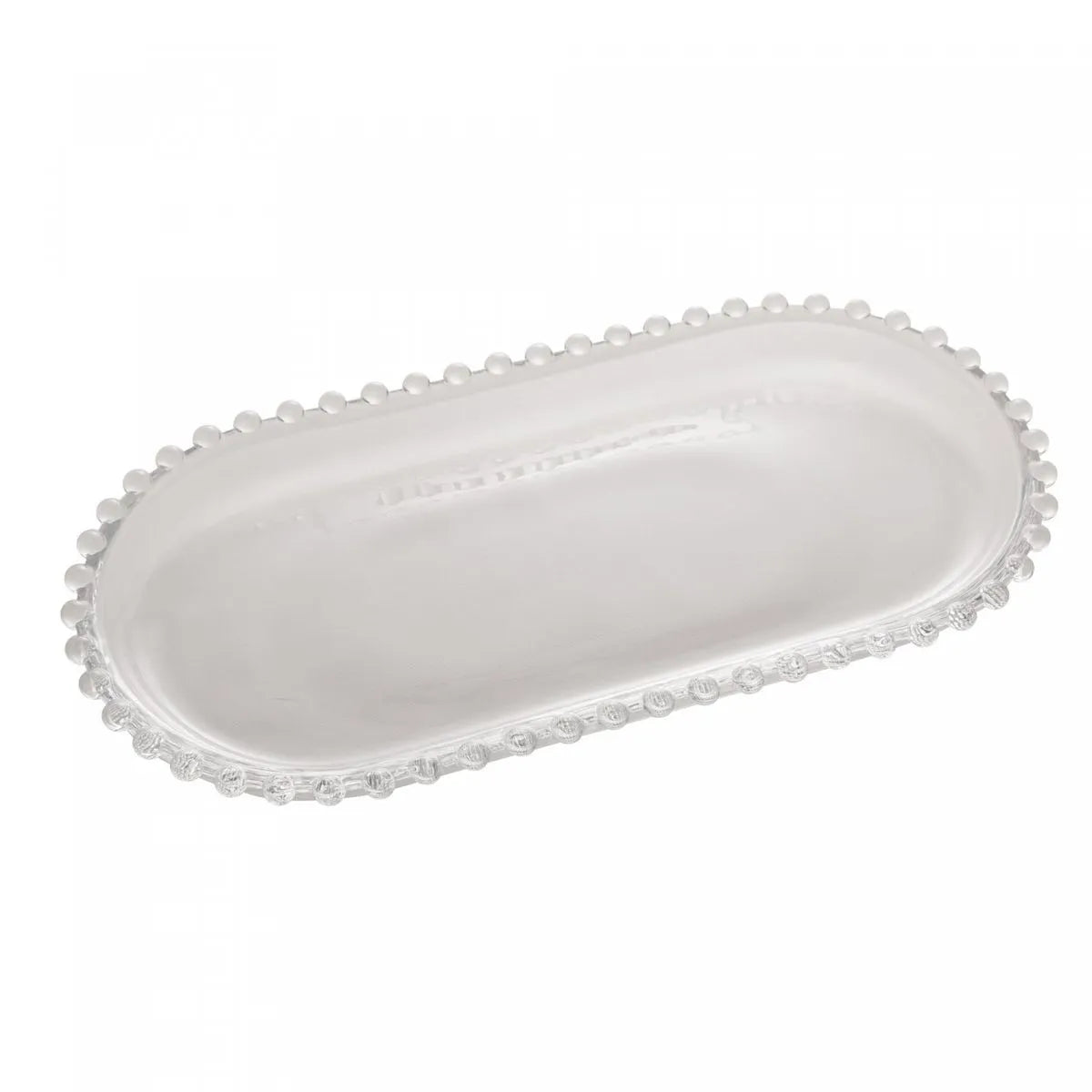 TRAVESSA CRISTAL OVAL PEARL 30X15X2CM