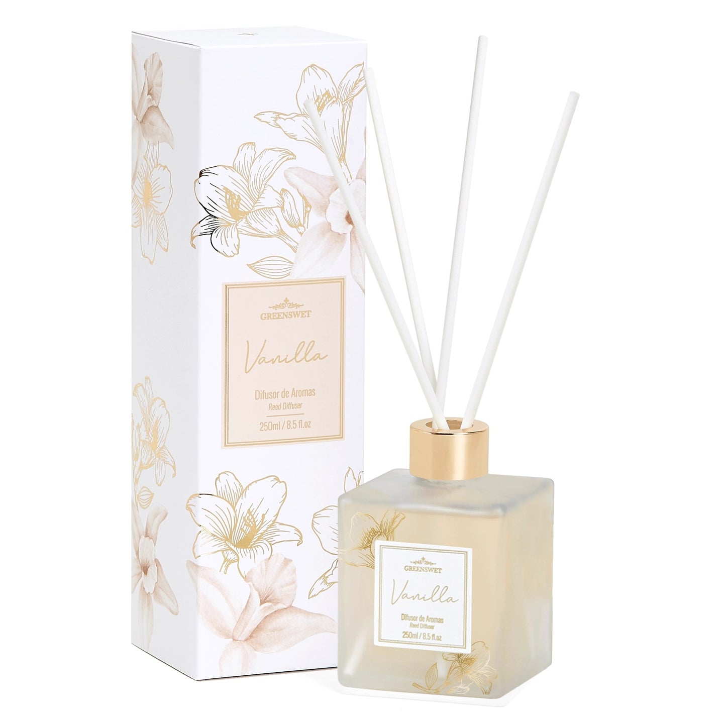 Difusor de Aromas 250ml Essencia Vanilla