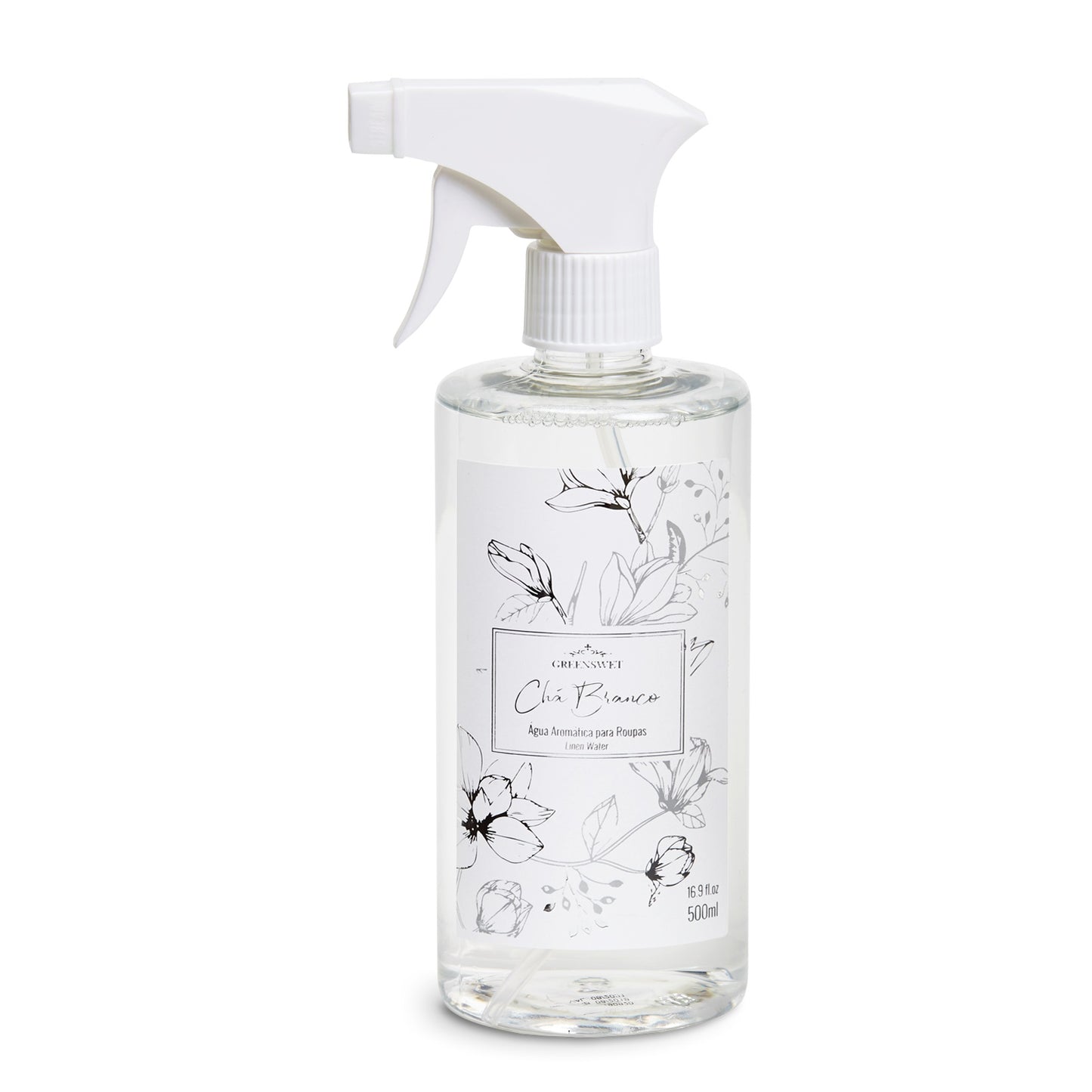 Agua Aromatica 500ml Essencia Cha Branco