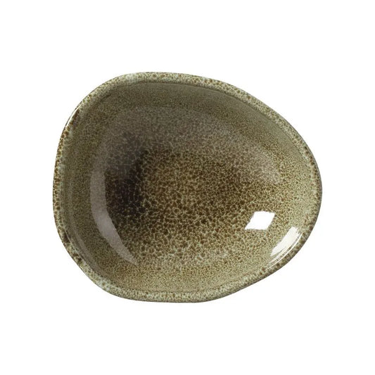 CUMBUCA OVAL ORGANICO CROCO 14,5X12CM 1ª CLASSIFIC