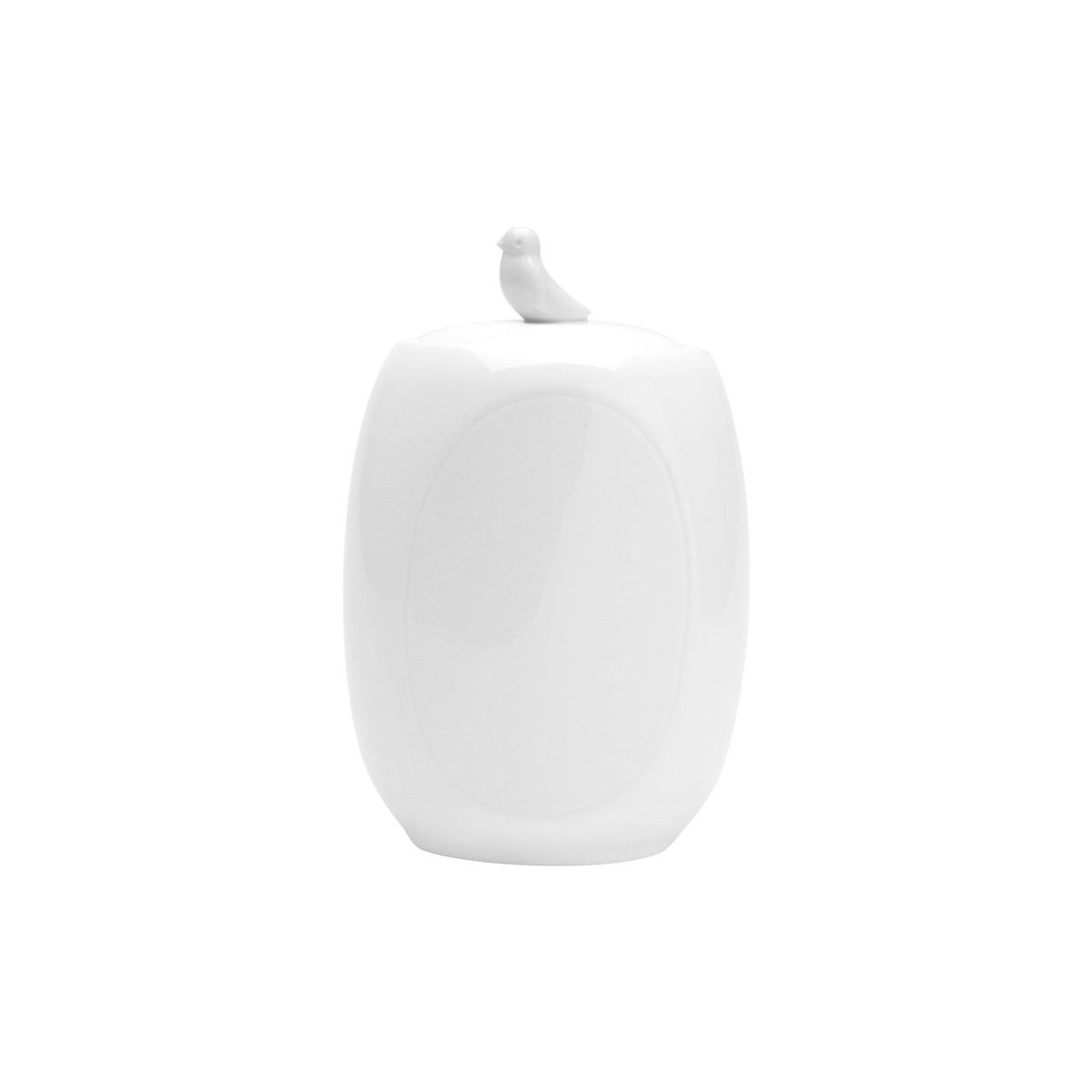 Pote Porcelana c/Tampa Birds