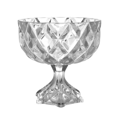 Centro De Mesa com Pé Cristal-Deli - DoceLar Loja