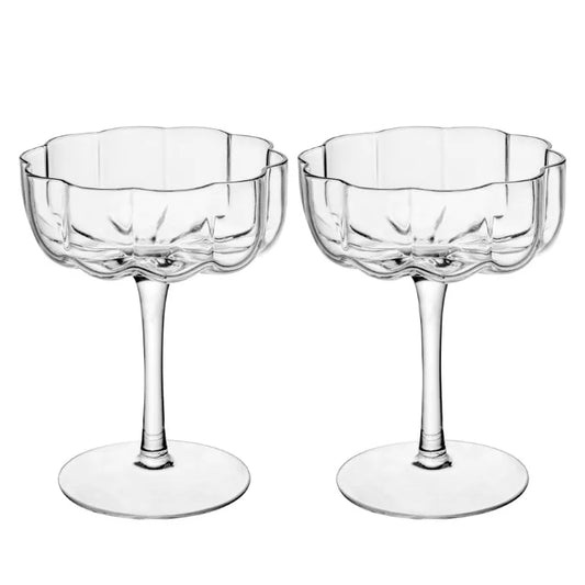 CJ 2 TACAS COUPE DE VIDRO LOTUS 160ML