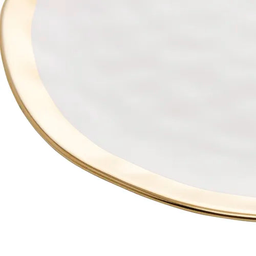 Prato Raso de Porcelana Dubai - DoceLar Loja