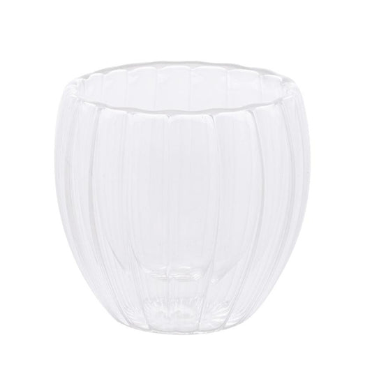 Conjunto 2 Copos de Café Parede Dupla de Vidro Classic - DoceLar Loja