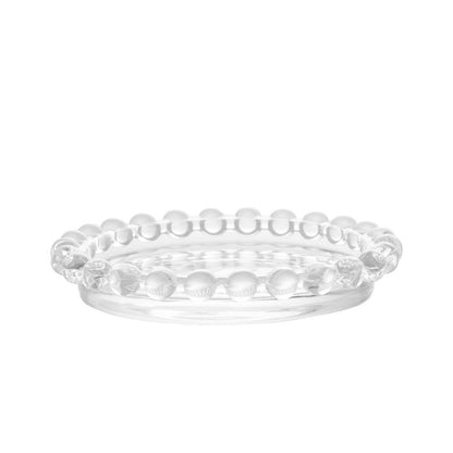 Conjunto 4 Mini Pratos de Cristal Pearl - DoceLar Loja