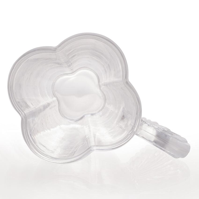 Conjunto 4 Xícaras de Café de Vidro com Pires Butterfly - DoceLar Loja