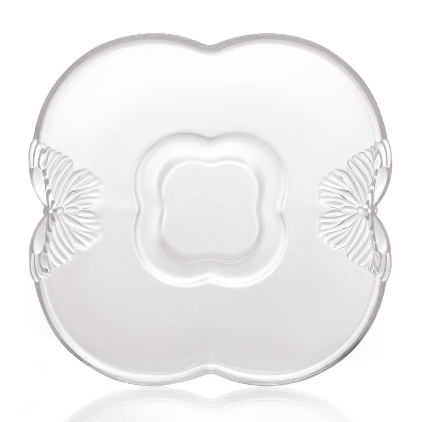 Conjunto 4 Xícaras de Café de Vidro com Pires Butterfly - DoceLar Loja