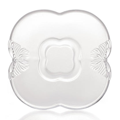 Conjunto 4 Xícaras de Café de Vidro com Pires Butterfly - DoceLar Loja